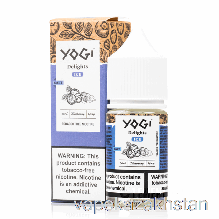 Vape Smoke Blueberry Ice Salts - Yogi Delights - 30mL 50mg